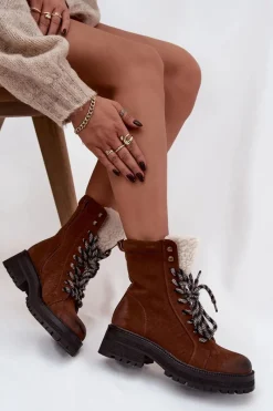 Botki Ocieplane|Damskie Trapery><noscript><img width=