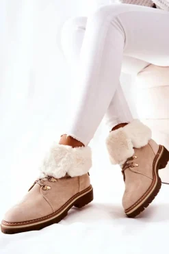 Damskie Trapery|Botki Sznurowane><noscript><img width=