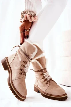 Damskie Trapery|Botki Sznurowane><noscript><img width=