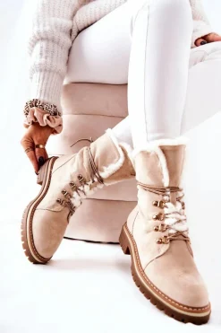 Damskie Trapery|Botki Sznurowane><noscript><img width=