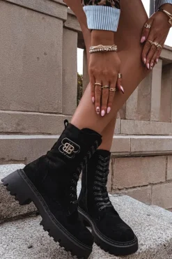 Botki Sznurowane|Brązowe I Beżowe Botki><noscript><img width=