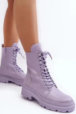 Botki Sznurowane|Czarne Botki><noscript><img width=