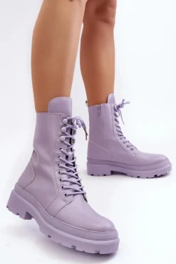 Botki Sznurowane|Czarne Botki><noscript><img width=