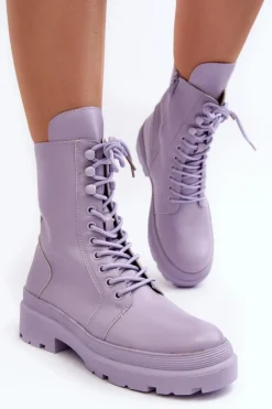 Botki Sznurowane|Czarne Botki><noscript><img width=