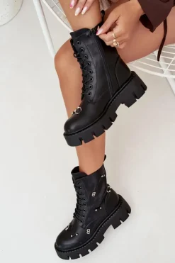 Botki Ocieplane|Czarne Botki><noscript><img width=