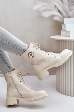 Botki Sznurowane|Botki Płaskie><noscript><img width=