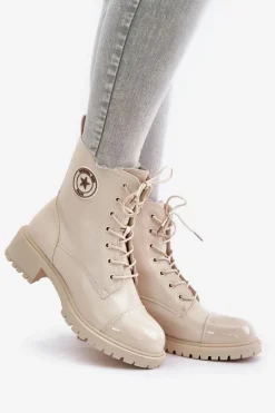 Botki Sznurowane|Botki Płaskie><noscript><img width=