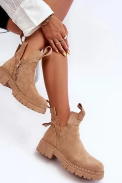 Botki Wiosenne|Brązowe I Beżowe Botki><noscript><img width=