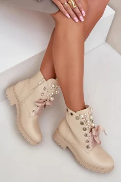 Botki Sznurowane|Botki Zimowe Damskie><noscript><img width=