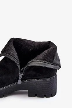 Botki Zimowe Damskie|Brązowe I Beżowe Botki><noscript><img width=