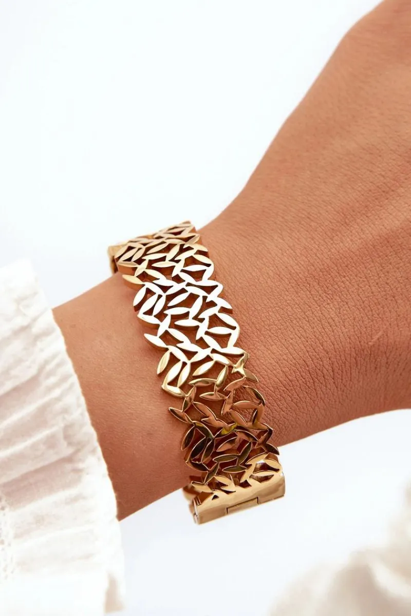 Bransoletki>Glam Chic Bransoleta Damska Ze Stali Nierdzewnej Złota