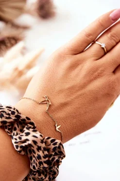 Best Bransoletka Celebrytka Jaskółki Złota Bransoletki