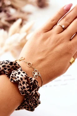 Clearance Boto Bransoletka Celebrytka Koniczyna Złota Luckies