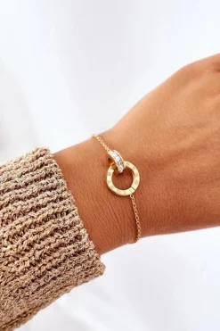 Sale Giorgio&Dario Bransoletka Na Łańcuszku Z Cyrkoniami Złoty