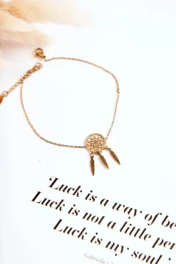 Hot Bransoletka Na Nogę Łapacz Snów Złota Bransoletki