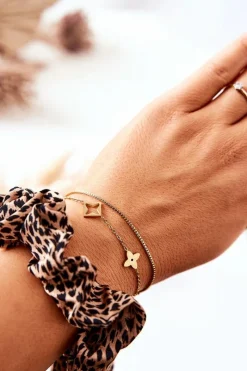 Discount Bransoletka Na Podwójnym Łańcuszku Złota Marielle Bransoletki