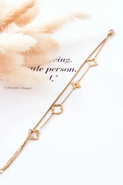 Discount Bransoletka Na Podwójnym Łańcuszku Złota Marielle Bransoletki