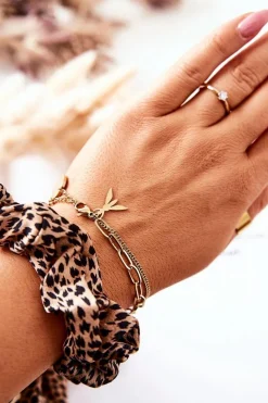 Clearance Boto Bransoletka Na Podwójnym Łańcuszku Złota Tristy