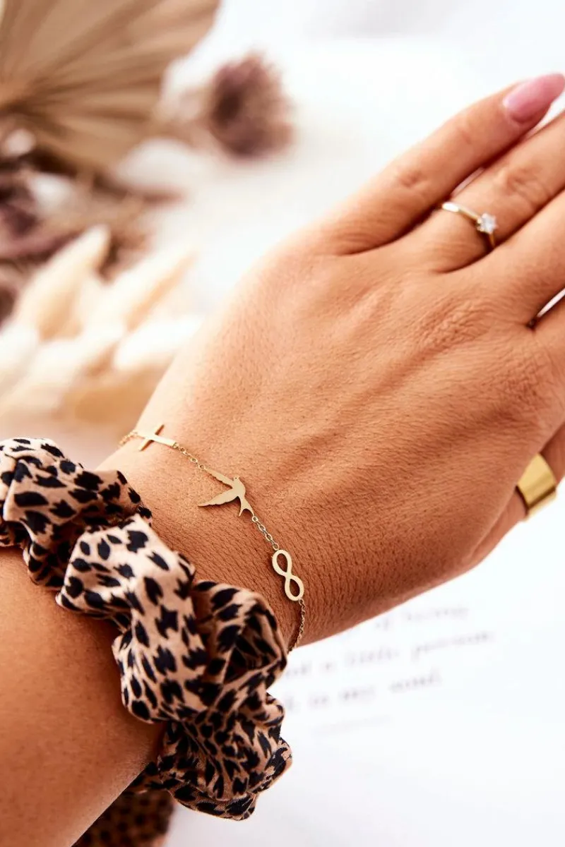 Bransoletki>Boto Bransoletka Stalowa Celebrytka Złota Calisto