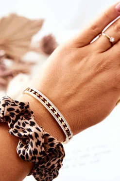 Discount Boto Bransoletka Stalowa Z Cyrkoniami Złota Allia