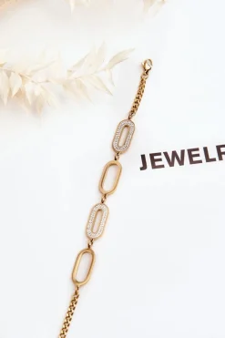 Sale Bransoletka Z Owalnymi Zawieszkami Złota Bransoletki