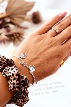 New Bransoletka Zawieszki Drzewko Srebrna Voleris Bransoletki