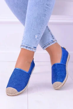 Sale Boto Brokatowe Espadryle Lu Boo Chabrowe