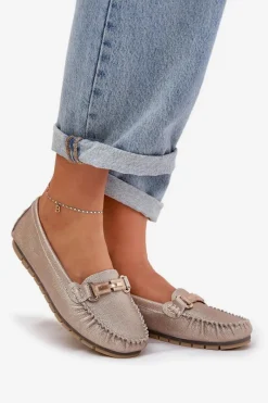 Loafersy Damskie|Mokasyny Damskie Skórzane><noscript><img width=