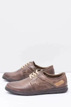 Clearance Brązowe Męskie Półbuty Casual Manifesto Męskie Półbuty Casual