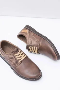 Clearance Brązowe Męskie Półbuty Casual Manifesto Męskie Półbuty Casual