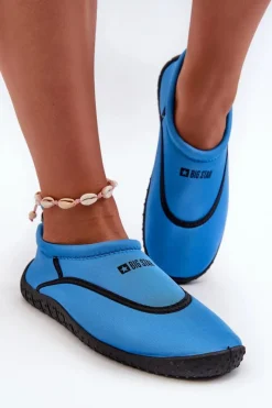 Trampki Damskie Slip-On></noscript>Big Star Shoes Buty Do Wody Damskie e Big Star NN274A802 Niebieski