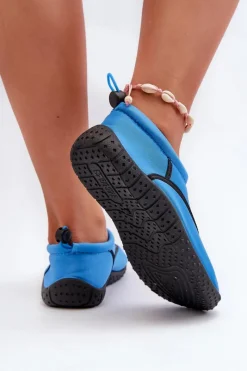 Trampki Damskie Slip-On></noscript>Big Star Shoes Buty Do Wody Damskie e Big Star NN274A802 Niebieski