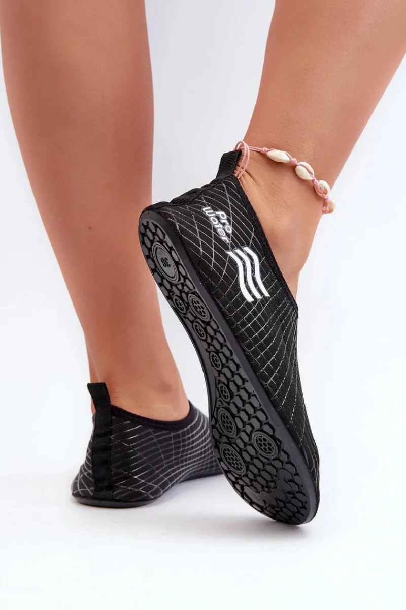 Trampki Damskie Slip-On>Boto Buty Do Wody Damskie PROWATER PRO-24-48-051L Czarne