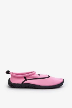 Discount Buty Do Wody Damskie Różowe Big Star NN274A800 Damskie Trampki Damskie Slip-On
