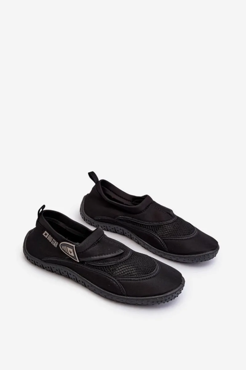 Big Star Shoes Buty Do Wody Męskie Czarne Big Star NN174754 Czarny