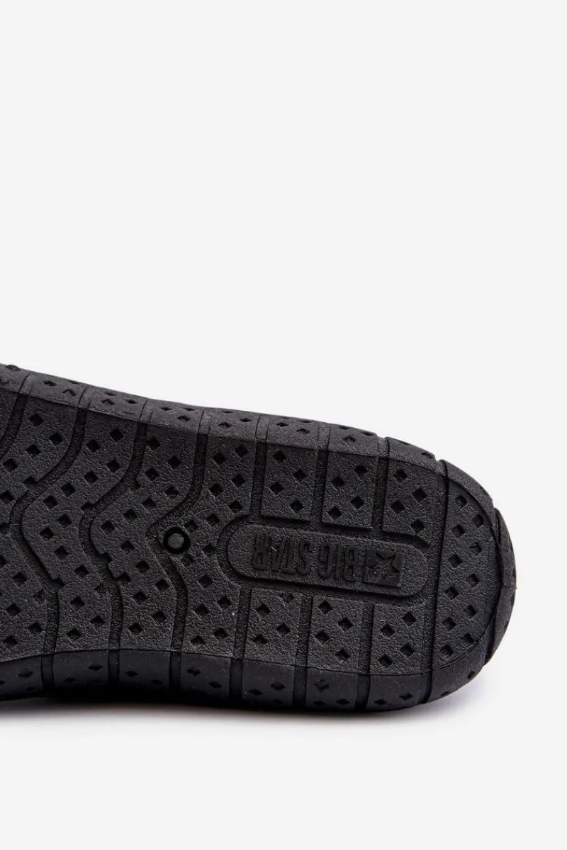 Big Star Shoes Buty Do Wody Męskie Czarne Big Star NN174754 Czarny