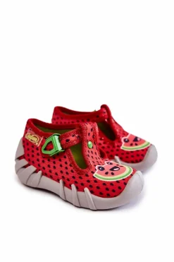 BEFADO Buty Papcie Arbuzy 110P459 Czerwone