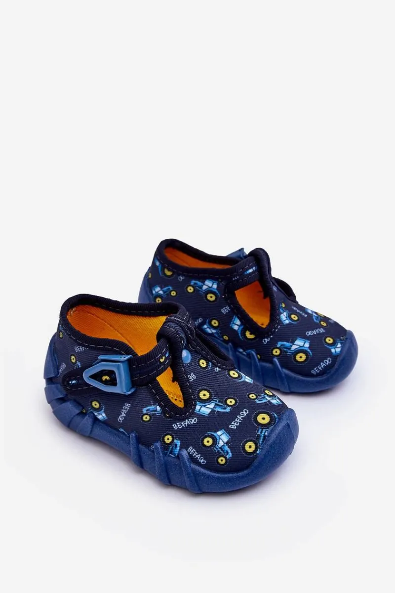 Chłopięce>BEFADO Buty Papcie Chłopięce 110P477 Granatowe