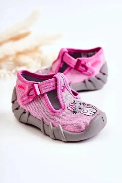 Discount BEFADO Buty Papcie Kotek 110P433 Różowe