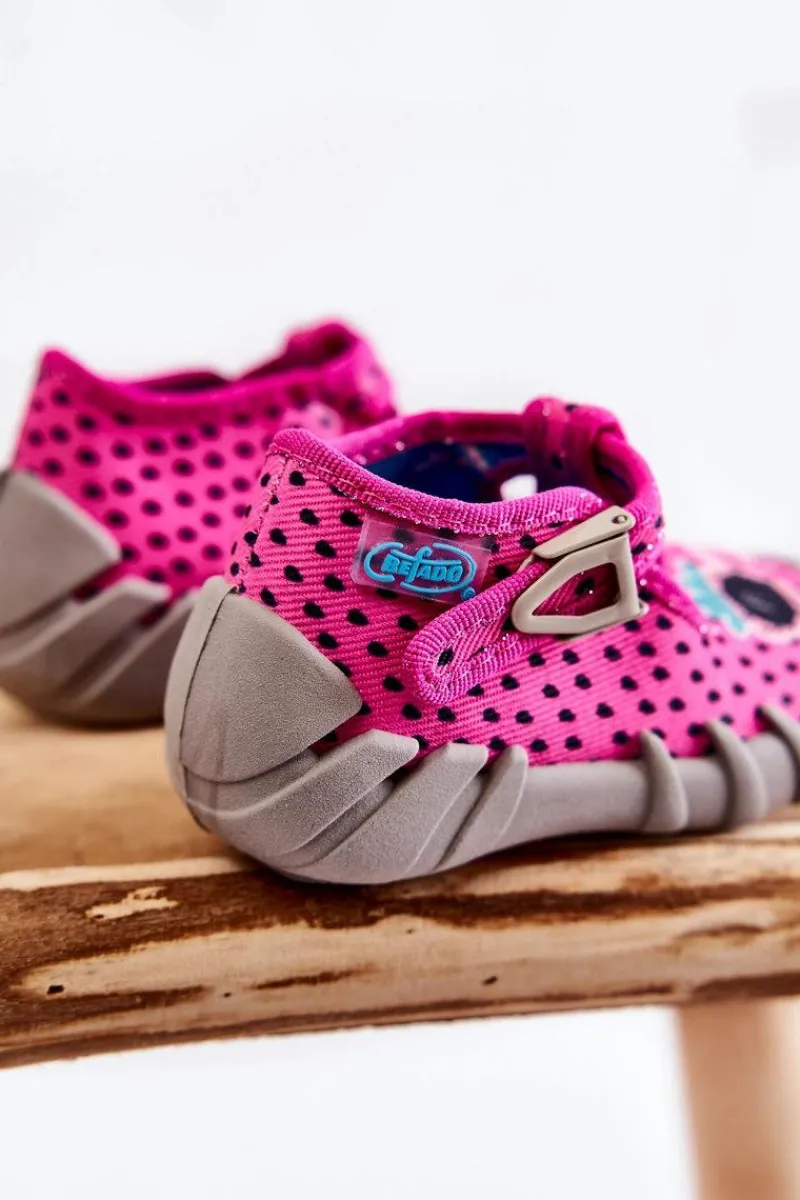 Dziewczęce>BEFADO Buty Papcie Truskawki 110P455 Różowe