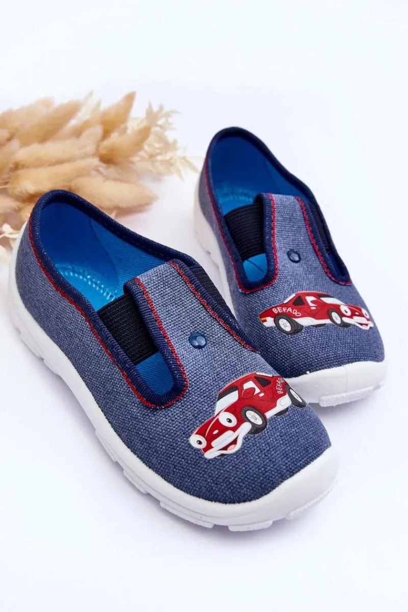 Chłopięce>BEFADO Buty Papcie Wsuwane 975X180 Niebieskie
