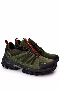 Obuwie Trekkingowe Męskie|Obuwie Sportowe Męskie>Big Star Shoes Buty Sportowe Big Star Memory Foam II174235 Khaki