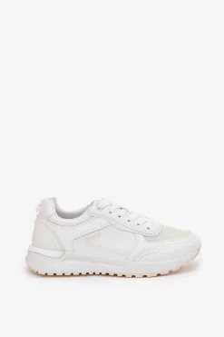 Outlet Boto Buty Sportowe Damskie Białe Laaksona Biały