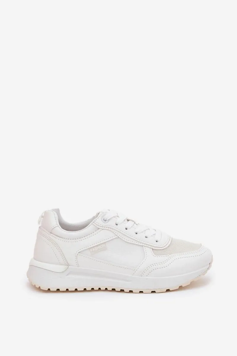 Outlet Boto Buty Sportowe Damskie Białe Laaksona Biały