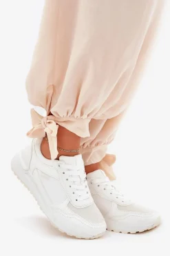 Outlet Boto Buty Sportowe Damskie Białe Laaksona Biały