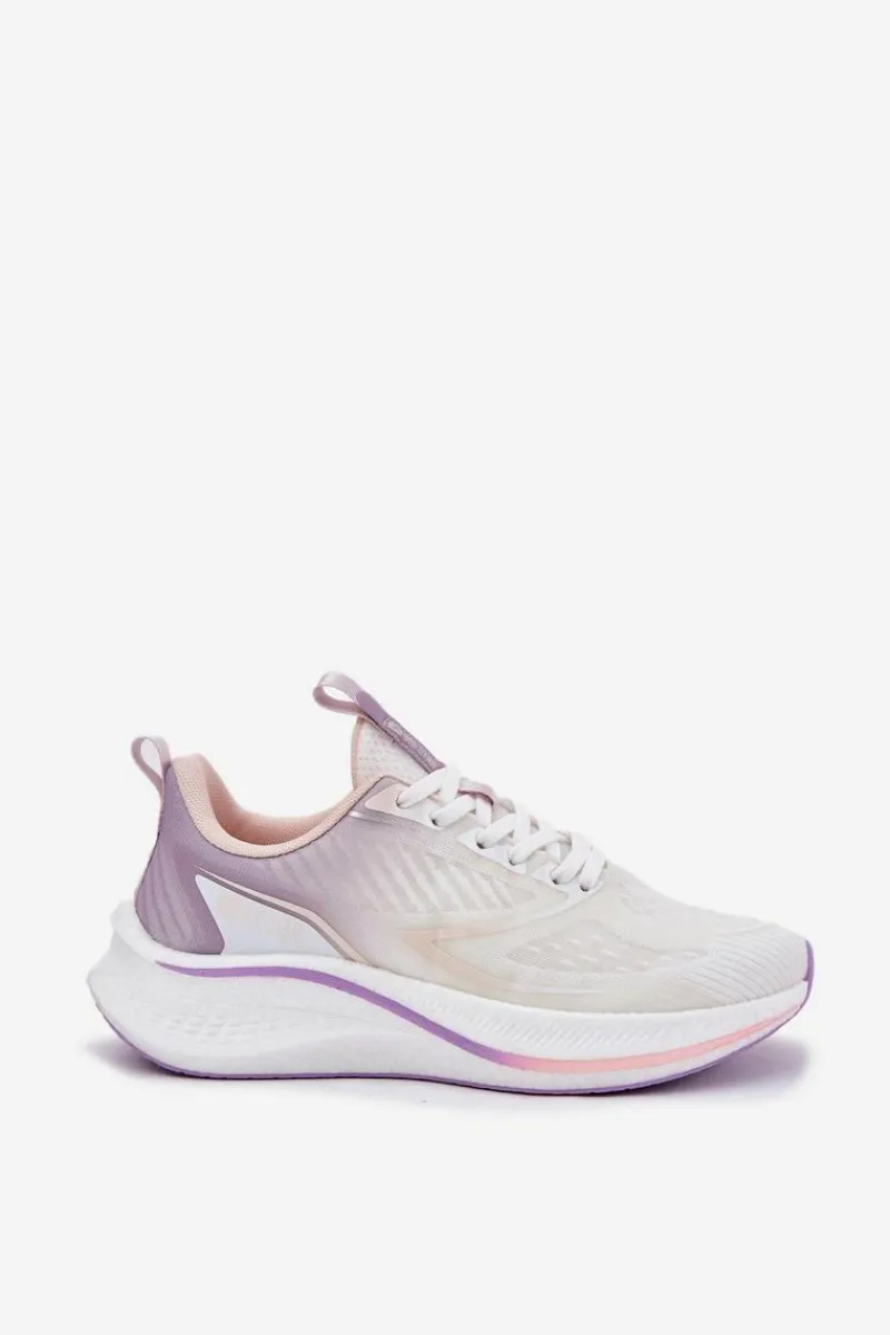 Hot Buty Sportowe Damskie Big Star RR274A161 HI-POLY SYSTEM Białe Damskie Buty Sportowe Big Star|Sneakersy Damskie