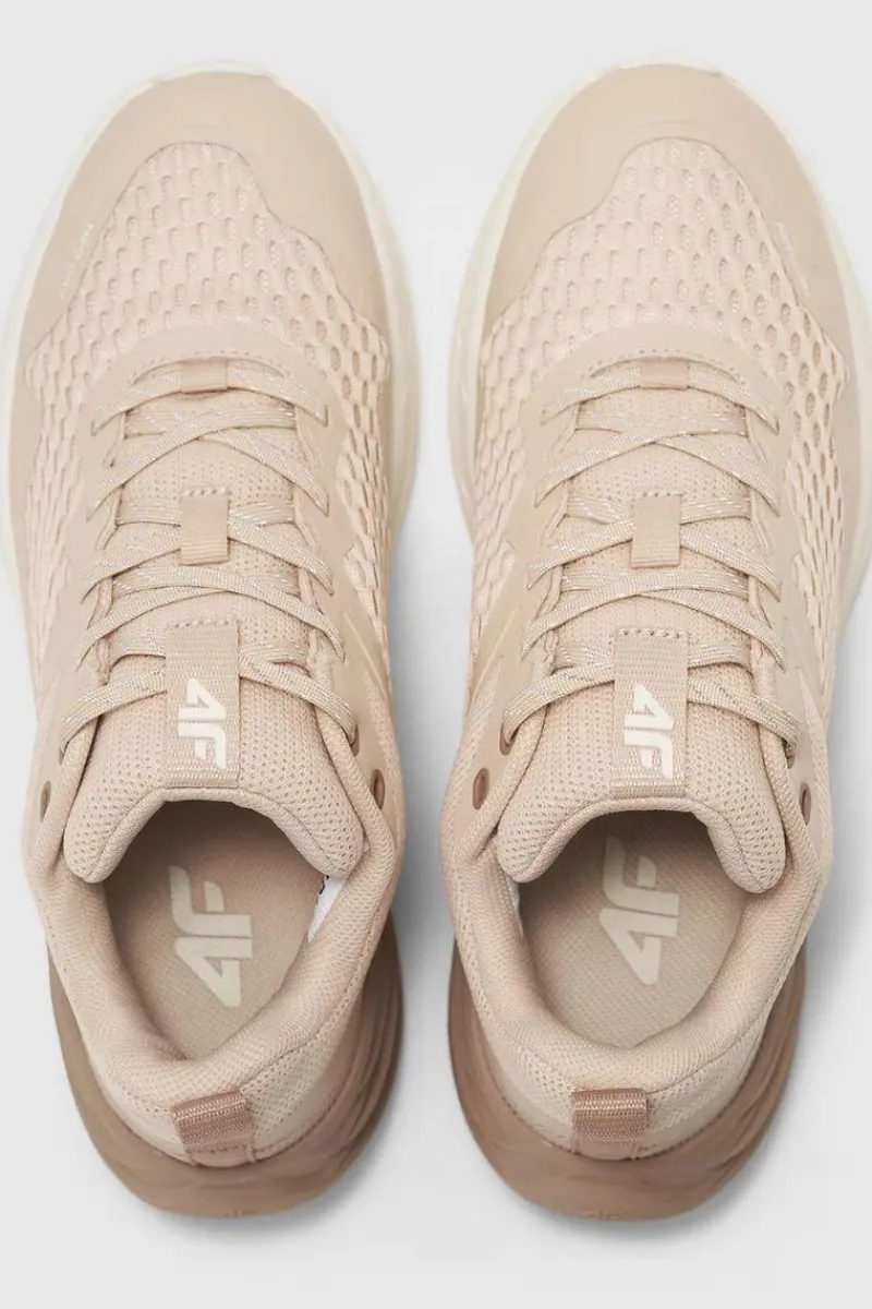 Discount 4F Buty Sportowe Damskie Do Trekkingu I Trailu SPEED HIKER WMM00FOTSF033-83S Beżowe Beżowy