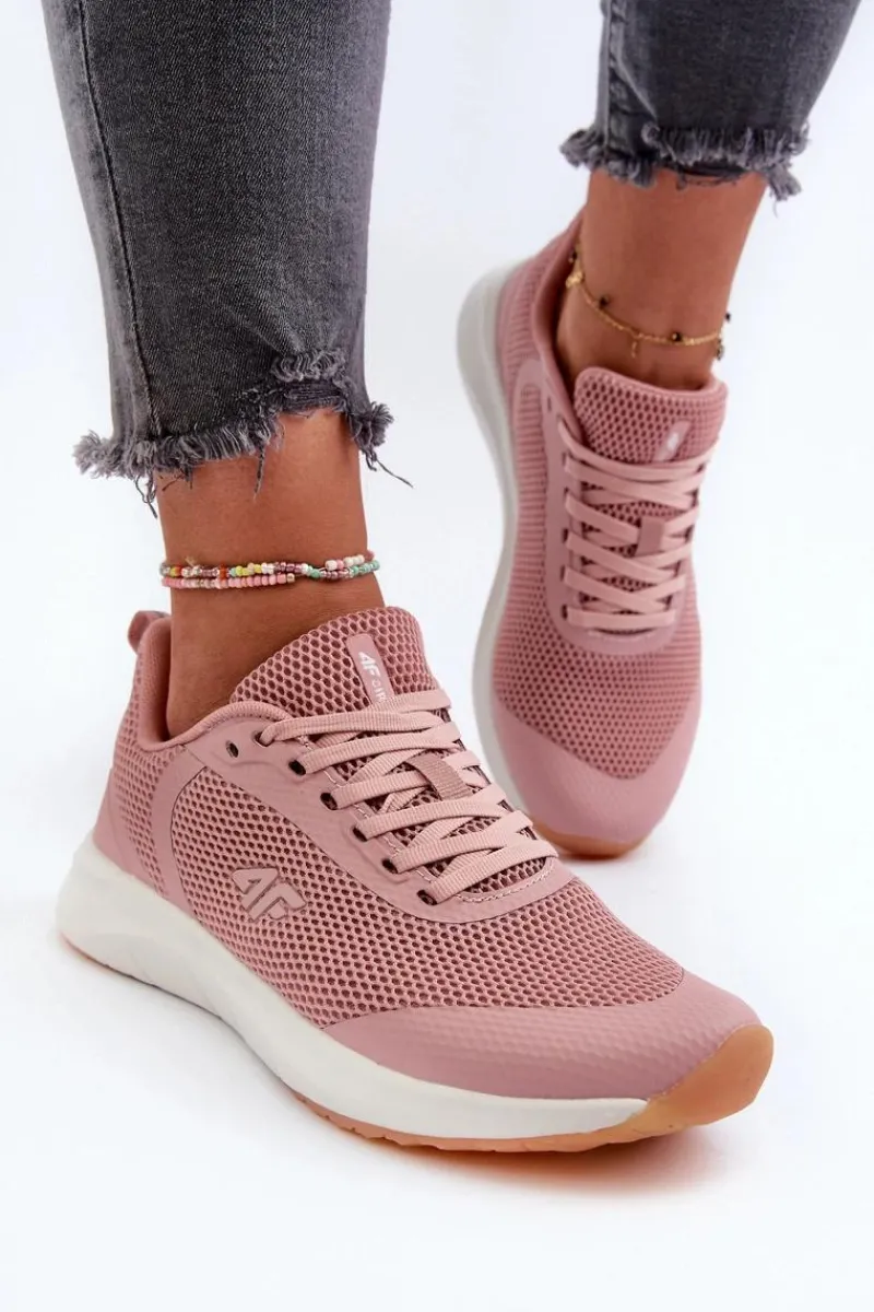 Online 4F Buty Sportowe Damskie MM00FSPOF027 Różowe