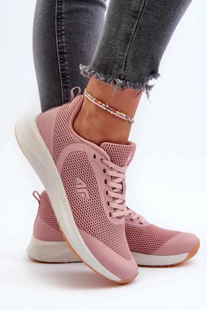 Online 4F Buty Sportowe Damskie MM00FSPOF027 Różowe