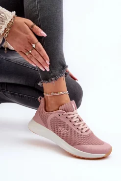 Online 4F Buty Sportowe Damskie MM00FSPOF027 Różowe